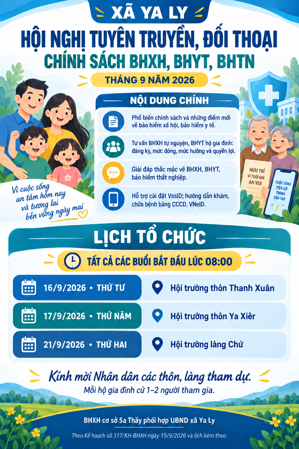 TỔ CHỨC HỘI NGHỊ TUYÊN TRUYỀN, ĐỐI THOẠI VỀ CHÍNH SÁCH BHXH, BHYT, BHTN